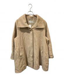 MaxMara（マックスマーラ）の古着「ヴァージンウールコート」｜ベージュ