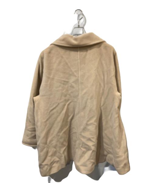MaxMara（マックスマーラ）MaxMara (マックスマーラ) ヴァージンウールコート ベージュ サイズ:42の古着・服飾アイテム