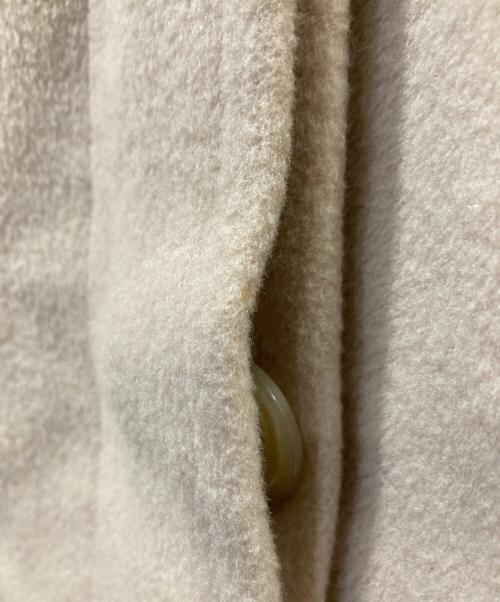 MaxMara（マックスマーラ）MaxMara (マックスマーラ) ヴァージンウールコート ベージュ サイズ:42の古着・服飾アイテム