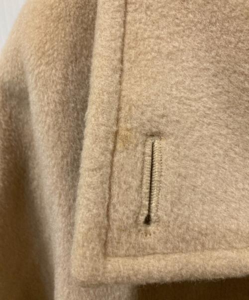 MaxMara（マックスマーラ）MaxMara (マックスマーラ) ヴァージンウールコート ベージュ サイズ:42の古着・服飾アイテム