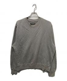 AMIRI（アミリ）の古着「ショットガンダメージ加工スウェット」｜グレー