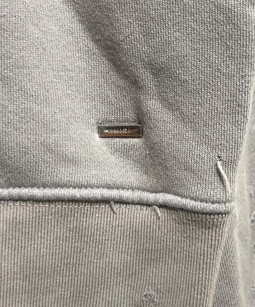 AMIRI（アミリ）AMIRI (アミリ) ショットガンダメージ加工スウェット グレー サイズ:Mの古着・服飾アイテム