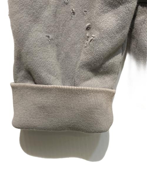 AMIRI（アミリ）AMIRI (アミリ) ショットガンダメージ加工スウェット グレー サイズ:Mの古着・服飾アイテム