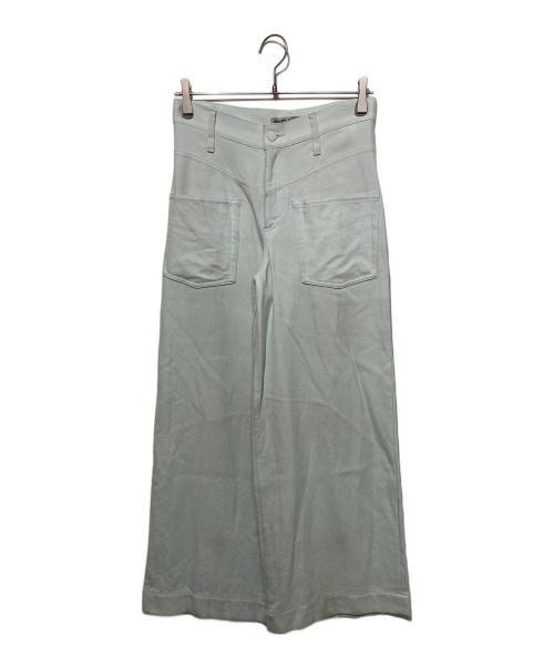 ISSEY MIYAKE（イッセイミヤケ）ISSEY MIYAKE (イッセイミヤケ) ワイドストレートパンツ グリーン サイズ:2の古着・服飾アイテム