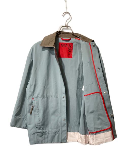 MAX&Co.（マックスアンドコー）MAX&Co. (マックスアンドコー) シャツジャケット ブルー サイズ:38の古着・服飾アイテム