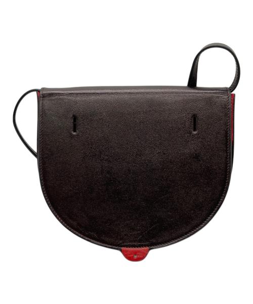 LOEWE（ロエベ）LOEWE (ロエベ) ヒール バッグ ブラック×レッドの古着・服飾アイテム