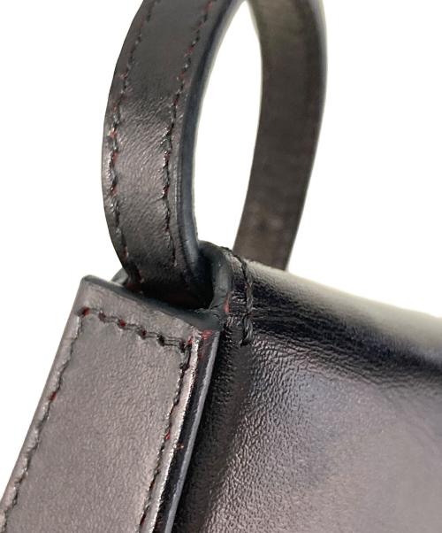 LOEWE（ロエベ）LOEWE (ロエベ) ヒール バッグ ブラック×レッドの古着・服飾アイテム