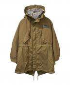 DIESELディーゼル）の古着「W-MILES 中綿ライナー付モッズコート」｜ベージュ