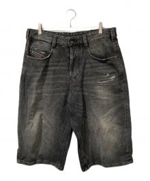 DIESEL（ディーゼル）の古着「D-ENIM-M-SHORT / ディー・デニム・エム・ショート」｜ブラック