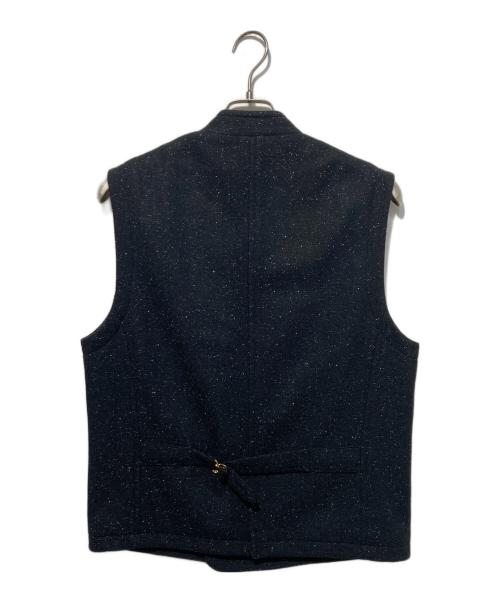 CARUSO（カルーゾ）CARUSO (カルーゾ) シルク混ウールベスト ブラック サイズ:48の古着・服飾アイテム