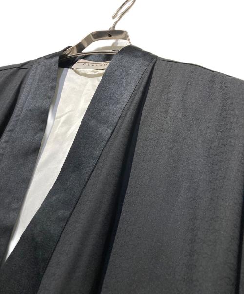 CARUSO（カルーゾ）CARUSO (カルーゾ) 作務衣タイプウールジャケット ブラック サイズ:48の古着・服飾アイテム