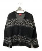 SUPREMEシュプリーム）の古着「Abstract Stripe Cardigan / アブストラクト ストライプ カーディガン」｜ブラック