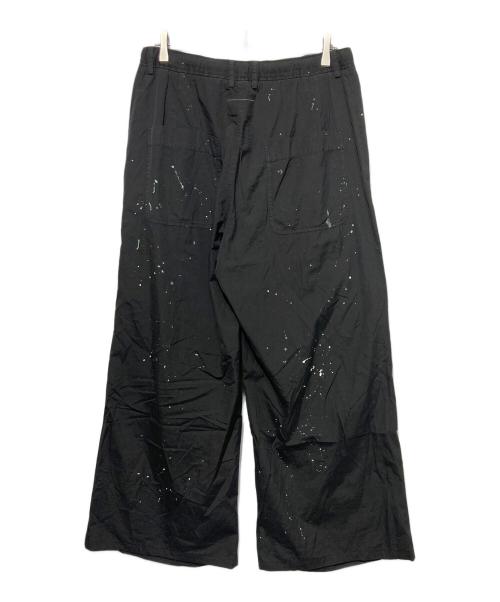 MM6 Maison Margiela（エムエムシックスメゾンマルジェラ）MM6 Maison Margiela (エムエムシックスメゾンマルジェラ) ペインター トラウザーズ ブラック サイズ:42の古着・服飾アイテム