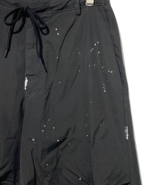 MM6 Maison Margiela（エムエムシックスメゾンマルジェラ）MM6 Maison Margiela (エムエムシックスメゾンマルジェラ) ペインター トラウザーズ ブラック サイズ:42の古着・服飾アイテム