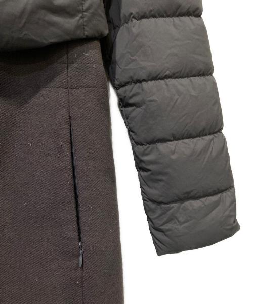 HERNO（ヘルノ）HERNO (ヘルノ) 異素材切替ダウンコート グレー サイズ:40の古着・服飾アイテム
