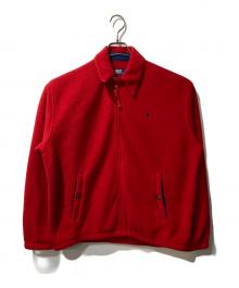POLO RALPH LAUREN（ポロ・ラルフローレン）の古着「チンスト付フリーススイングトップジャケット」｜レッド