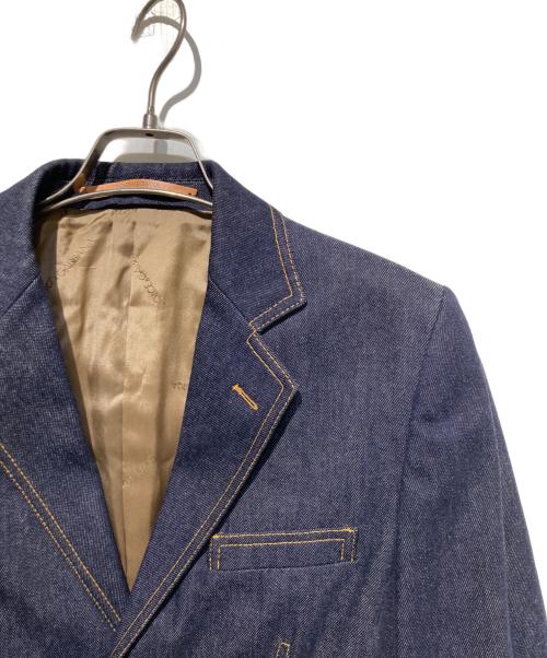 DOLCE & GABBANA（ドルチェ＆ガッバーナ）DOLCE & GABBANA (ドルチェ＆ガッバーナ) デニムテーラードジャケット インディゴ サイズ:48の古着・服飾アイテム