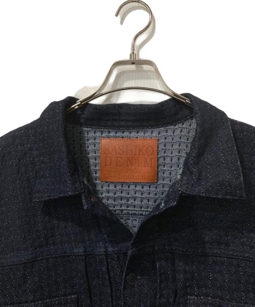 STUDIO D'ARTISAN（ステュディオダルチザン）STUDIO D'ARTISAN (ステュディオダルチザン) SASHIKO DENIMジャケット インディゴ サイズ:42の古着・服飾アイテム