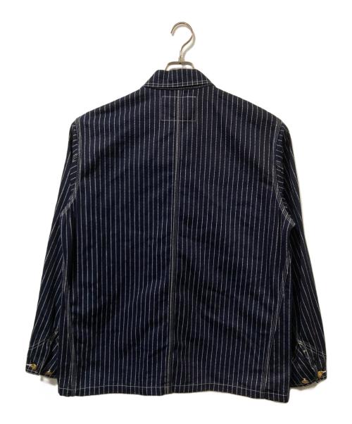 SUGAR CANE（シュガーケーン）SUGAR CANE (シュガーケーン) 9oz. WABASH STRIPE WORK COAT インディゴ サイズ:不明の古着・服飾アイテム