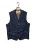 SUGAR CANE（シュガーケーン）の古着「9oz. WABASH STRIPE WORK VEST」｜インディゴ