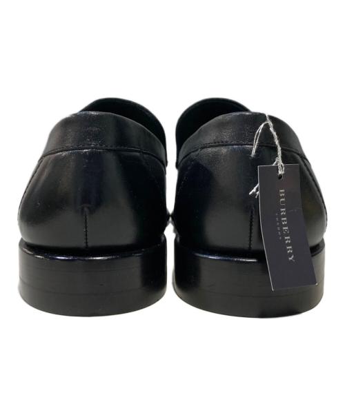 BURBERRY（バーバリー）BURBERRY (バーバリー) ローファー ブラック サイズ:24.5㎝ 未使用品の古着・服飾アイテム