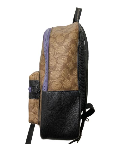 COACH（コーチ）COACH (コーチ) VALE MEDIUM CHARLIE リュック ベージュの古着・服飾アイテム