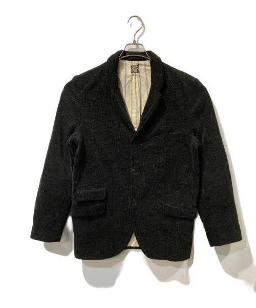 SUGAR CANE（シュガーケーン）SUGAR CANE (シュガーケーン) 14oz. PRINT CORDUROY 3BUTTON JACKET ブラック サイズ:38の古着・服飾アイテム