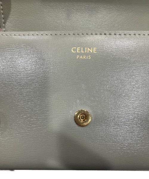CELINE（セリーヌ）CELINE (セリーヌ) スモール フラップ ウォレット トリオンフ ベージュの古着・服飾アイテム