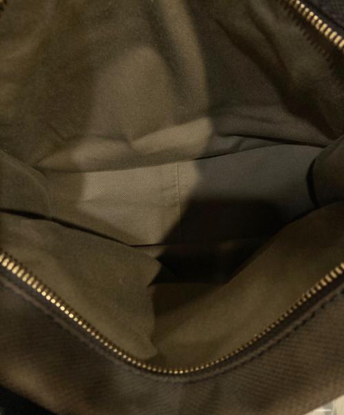 Chloe（クロエ）Chloe (クロエ) キャンバスレザー2WAYバッグ ブラウンの古着・服飾アイテム