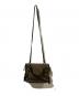 Chloe (クロエ) キャンバスレザー2WAYバッグ ブラウン：12000円