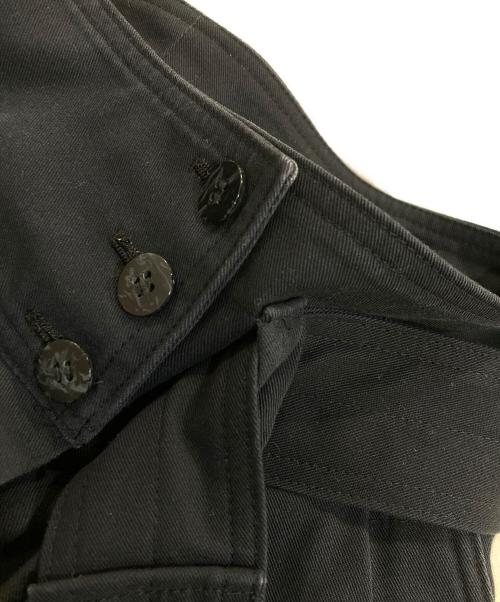 tactor（タクター）TACTOR (タクター) ベルテッドアシンメトリーパンツ ネイビー サイズ:SIZE 1の古着・服飾アイテム