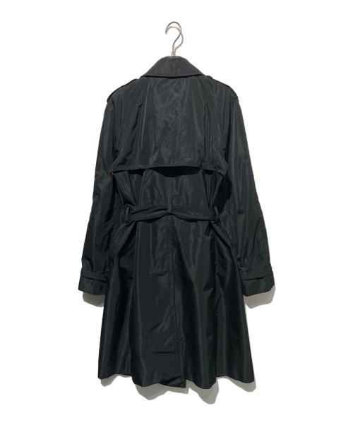 DOLCE & GABBANA（ドルチェ＆ガッバーナ）DOLCE & GABBANA (ドルチェ＆ガッバーナ) 裏地レオパードトレンチコート ブラック サイズ:46の古着・服飾アイテム