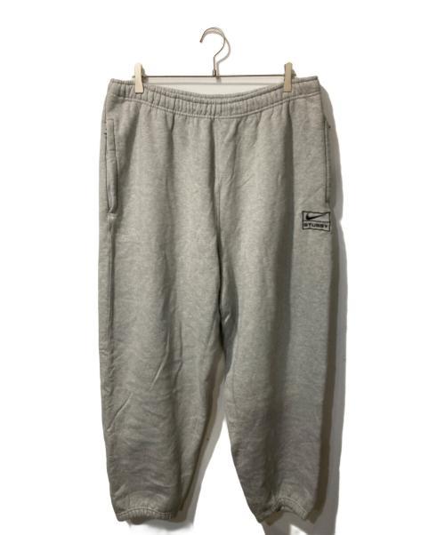 NIKE（ナイキ）NIKE (ナイキ) stussy (ステューシー) Fleece Pants グレー サイズ:ＸＬの古着・服飾アイテム