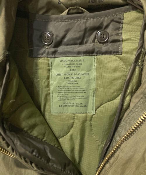 TEESAR（テッサー）TEESAR (テッサー) M-65 フィッシュテールパーカー カーキ サイズ:Ｌの古着・服飾アイテム