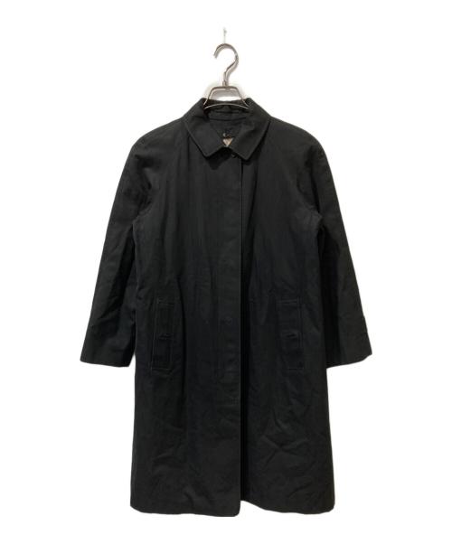 BURBERRY（バーバリー）BURBERRY (バーバリー) 裏地ノバチェック柄ステンカラーコート ブラック サイズ:9の古着・服飾アイテム