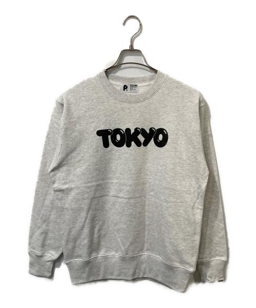 POPEYE（ポパイ）POPEYE (ポパイ) TOKYO プリントスウェット グレー サイズ:Mの古着・服飾アイテム