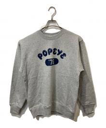 POPEYE（ポパイ）の古着「プリントスウェット」｜グレー