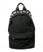 MCQマックキュー）の古着「Repeat Logo Backpack」｜ブラック