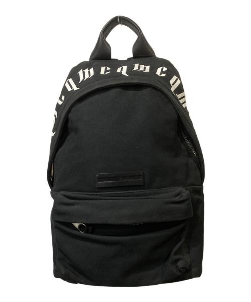 MCQ（マックキュー）MCQ (マックキュー) Repeat Logo Backpack ブラックの古着・服飾アイテム