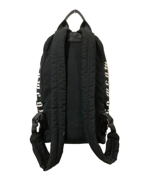 MCQ（マックキュー）MCQ (マックキュー) Repeat Logo Backpack ブラックの古着・服飾アイテム