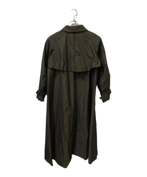 Ameri（アメリ）Ameri (アメリ) MINIMAL FLARE LONG TRENCH COAT / ミニマル フレア ロング トレンチ コート ブラック サイズ:Sの古着・服飾アイテム