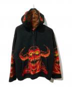 SUPREMEシュプリーム）の古着「Toy Machine Zip Up Hooded Sweater」｜ブラック