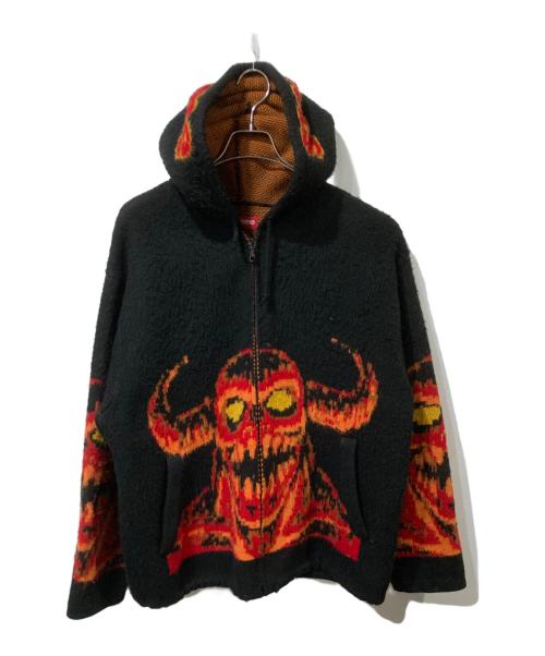 SUPREME（シュプリーム）Supreme (シュプリーム) Toy Machine Zip Up Hooded Sweater ブラック サイズ:Ｌの古着・服飾アイテム