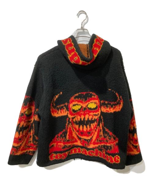 SUPREME（シュプリーム）Supreme (シュプリーム) Toy Machine Zip Up Hooded Sweater ブラック サイズ:Ｌの古着・服飾アイテム