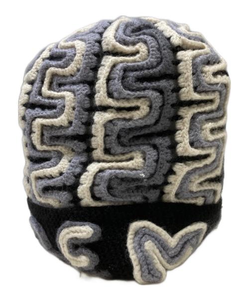 SUPREME（シュプリーム）Supreme (シュプリーム) Yarn Applique Beanie グレーの古着・服飾アイテム