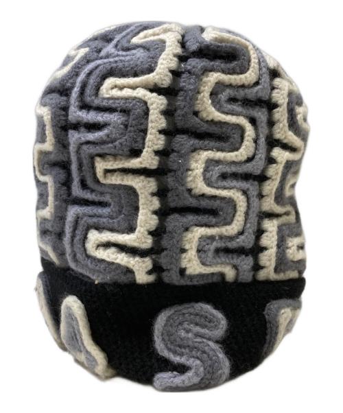 SUPREME（シュプリーム）Supreme (シュプリーム) Yarn Applique Beanie グレーの古着・服飾アイテム