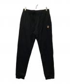 maison kitsuneメゾンキツネ）の古着「FOX HEAD PATCH REGULAR JOG PANTS」｜ブラック