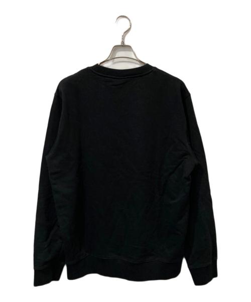 maison kitsune（メゾンキツネ）MAISON KITSUNE (メゾンキツネ) FOX HEAD PATCH REGULAR SWEATSHIRT / フォックス ヘッド パッチ レギュラー スウェットシャツ ブラック サイズ:XLの古着・服飾アイテム