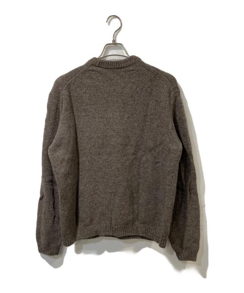 maison kitsune（メゾンキツネ）MAISON KITSUNE (メゾンキツネ) Dressed Fox Intarsia Wool Jumper / ドレスト・フォックス・インターシャ・ウール・ジャンパー ブラウン サイズ:Mの古着・服飾アイテム