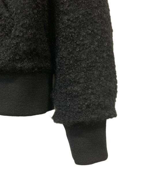 URU（ウル）URU (ウル) 25FW WOOL BOA ZIP UP BLOUSON ブラック サイズ:3の古着・服飾アイテム